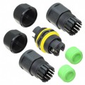 SC-L-UL11-04-GN - CONN CABLE JOINER BLACK/GREEN