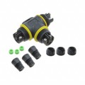 SC-L-ULT2-02-GN - CONN CABLE JOINER BLACK/GREEN
