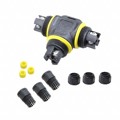 SC-L-ULT2-04-YW - CONN CABLE JOINER BLACK/YELLOW