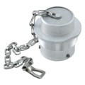 HDC34-18 - CONN PROTECTIVE COVER 18 SILVER