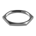 A114020-90 - CONN HEX NUT 18 SILVER