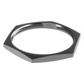 A112263-90 - CONN HEX NUT 24 SILVER