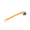 DCA-ACR-12-M-1 - CONN DUST COVER 12 ORANGE/SILVER