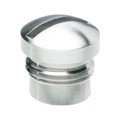 1555538 - CONN SCREW PLUG M12 SILVER