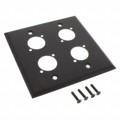 WP2B4 - CONN WALL PLATE BLACK