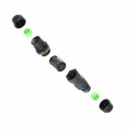SC-L-UL12-05-GN - CONN CABLE JOINER BLACK/GREEN