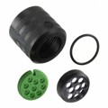 CL112101 - CONN BACKNUT 2 BLACK