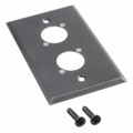 WP1B2P - CONN WALL PLATE BLACK