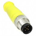 1201020002 - CONN TERMINATOR M12 YELLOW