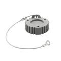 AHDC169-TM - CONN COVER GRAY 9POS LANYARD