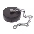 JANMS3181-20C-A - ANODIZED BLACK RECEPTACLE CAP