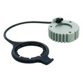 AHDC169-T - CONN COVER GRAY 9POS STRAP