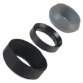 JR16WCCA-12 - CONN STRAIN RELIEF 16 BLACK