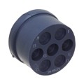 CIRP2410GPL - CONN GROMMET GRAY