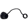 HR30-8P-C(71) - CONN COVER 8 BLACK
