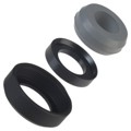 JR21WCCA-12 - CONN STRAIN RELIEF 21 BLACK