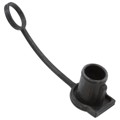 UTL10DCG - CONN DUST COVER 10 BLACK