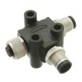 TA-A12M-A12M-A12F-01 - CONN T-ADAPTER 12P-12/12P M-F/M