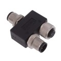 YA-A05M-A05M-A05F-01 - CONN Y-ADPT 5P-5/5P M-F/M INLINE