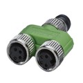 1572443 - CONN Y-ADPT 4P-4/4P M-F/F INLINE