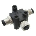 TA-A12F-A12M-A12M-01 - CONN T-ADAPTER 12P-12/12P F-M/M