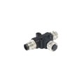 PXPPVC12TSFM08AFBIFB - CONN SPLIT M12 8POS F-M-F