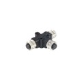 PXPPVC12TSFF08AFBBFB - CONN SPLIT M12 8POS F-F-F