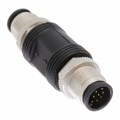 IA-A12M-A12M-0000-01 - CONN ADAPTER 12P-12P M-M INLINE