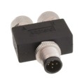 YA-A05M-A05F-A05F-01 - CONN Y-ADPT 5P-5/5P M-F/F INLINE