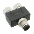 YA-A08M-A08F-A08F-01 - CONN Y-ADPT 8P-8/8P M-F/F INLINE