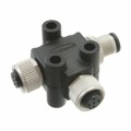 TA-A03F-A03M-A03F-01 - CONN T-ADPT 3P-3/3P F-F/M INLINE