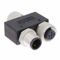 YA-A03F-A03M-A03F-01 - CONN Y-ADPT 3P-3/3P F-F/M INLINE