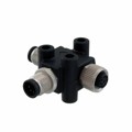 TA-A06M-A06M-A06F-01 - CONN T-ADPT 6P-6/6P M-F/M INLINE