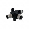TA-A06F-A06M-A06M-01 - CONN T-ADPT 6P-6/6P F-M/M INLINE