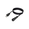 AB-AU08FL-UPBML-QH001 - CONN ADAPTER 8P-8P F-M INLINE