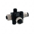 TA-A06F-A06M-A06F-01 - CONN T-ADPT 6P-6/6P F-F/M INLINE