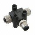TA-A12M-A12F-A12F-01 - CONN T-ADAPTER 12P-12/12P M-F/F