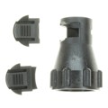1445730-1 - CONN BACKSHELL W/CLAMP SZ8 BLACK
