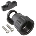 206062-4 - CONN BACKSHELL W/CLAMP SZ 11 BLK