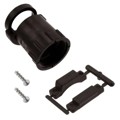 206322-1 - CONN BACKSHELL W/CLAMP SZ 17 BLK