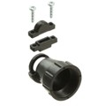 206070-8 - CONN BACKSHELL W/CLAMP SZ 17 BLK