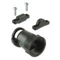 206966-8 - CONN BACKSHELL W/CLAMP SZ 13 BLK