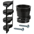206512-5 - CONN BACKSHELL W/CLAMP SZ 23 BLK