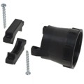 207774-4 - CONN BACKSHELL W/CLAMP SZ 23 BLK