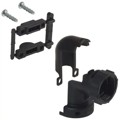 1546348-1 - CONN BACKSHELL W/CLAMP SZ 13 BLK