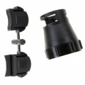 1445856-1 - CONN BACKSHELL W/CLAMP SZ 11 BLK