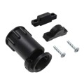 206358-2 - CONN BACKSHELL W/CLAMP SZ 11 BLK