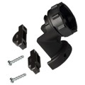 796381-2 - CONN BACKSHELL W/CLAMP SZ 17 BLK