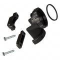 796382-2 - CONN BACKSHELL W/CLAMP SZ 23 BLK