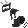 1546349-1 - CONN BACKSHELL W/CLAMP SZ 17 BLK